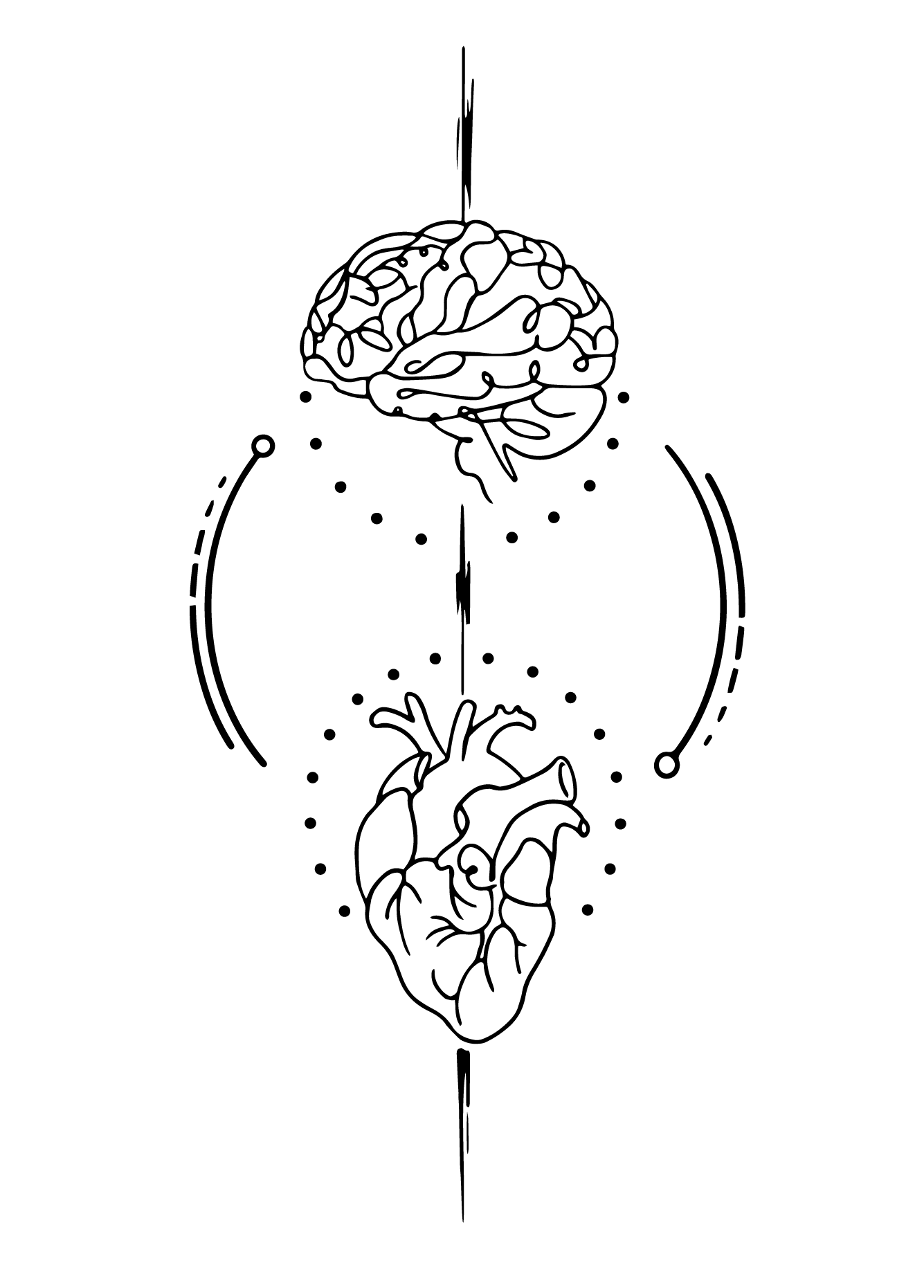 Immagine Decorativa che rappresenta come il cervello influenza direttamente sentimenti e sensazioni